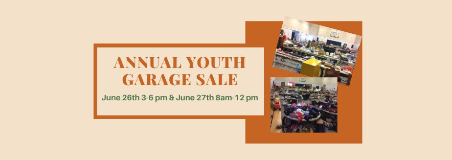 Annual youth garage sale (924 x 327 px)